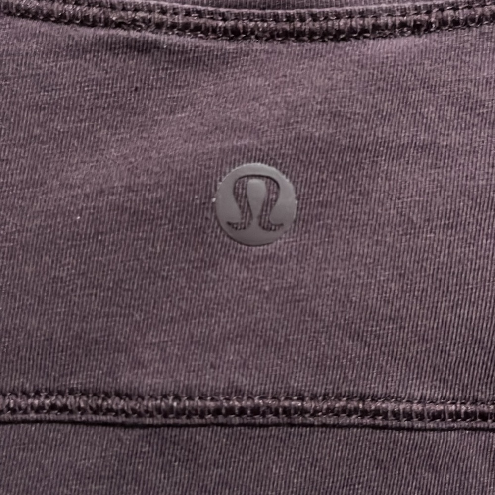 Lululemon Shirt Long Sleeve Women's To The Point Pima Purple Asymmetric - Picture 9 of 10